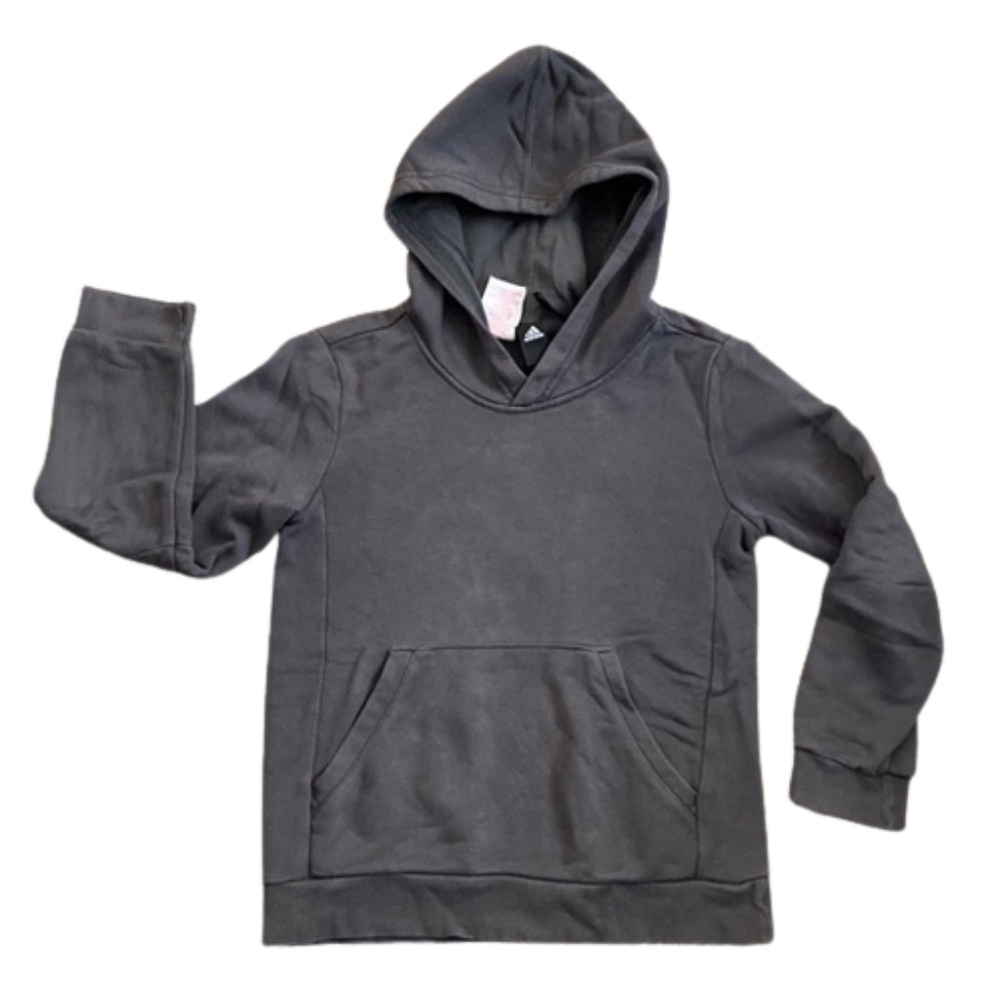 ADIDAS grey hooded sweatshirt long sleeve